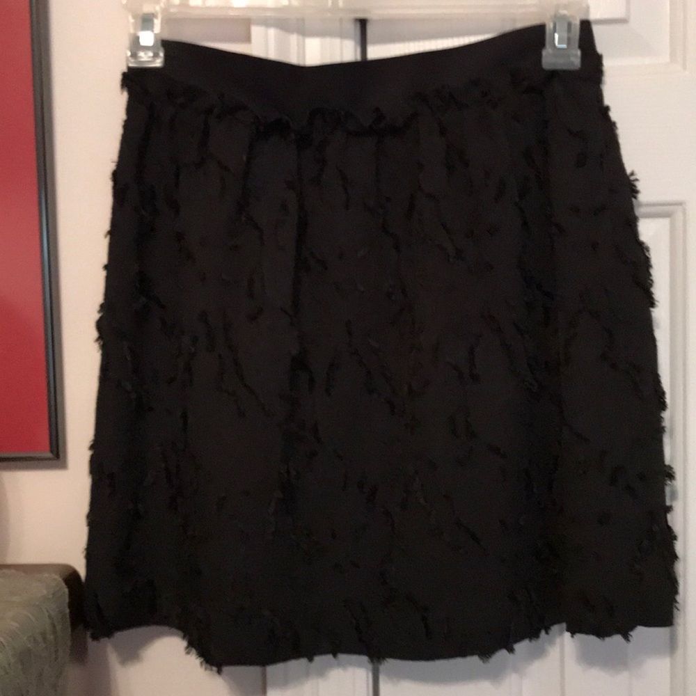 H&M Feather Skater Mini Skirt